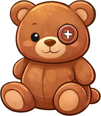 File:Plush teddy brown button eye poor.png