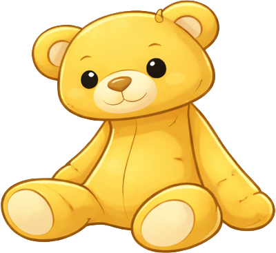 File:Plush teddy yellow understuffed normal.png