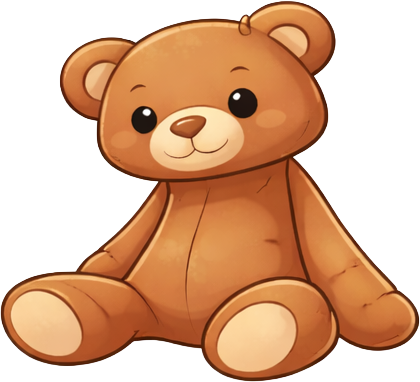 File:Plush teddy brown understuffed normal.png